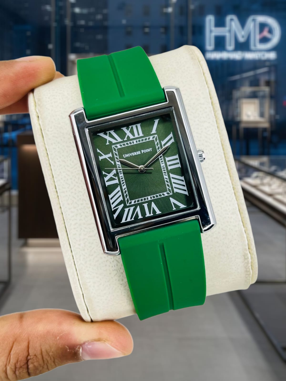 Universe Point Vanguard Tank Watch – Modern Minimalist Elegance