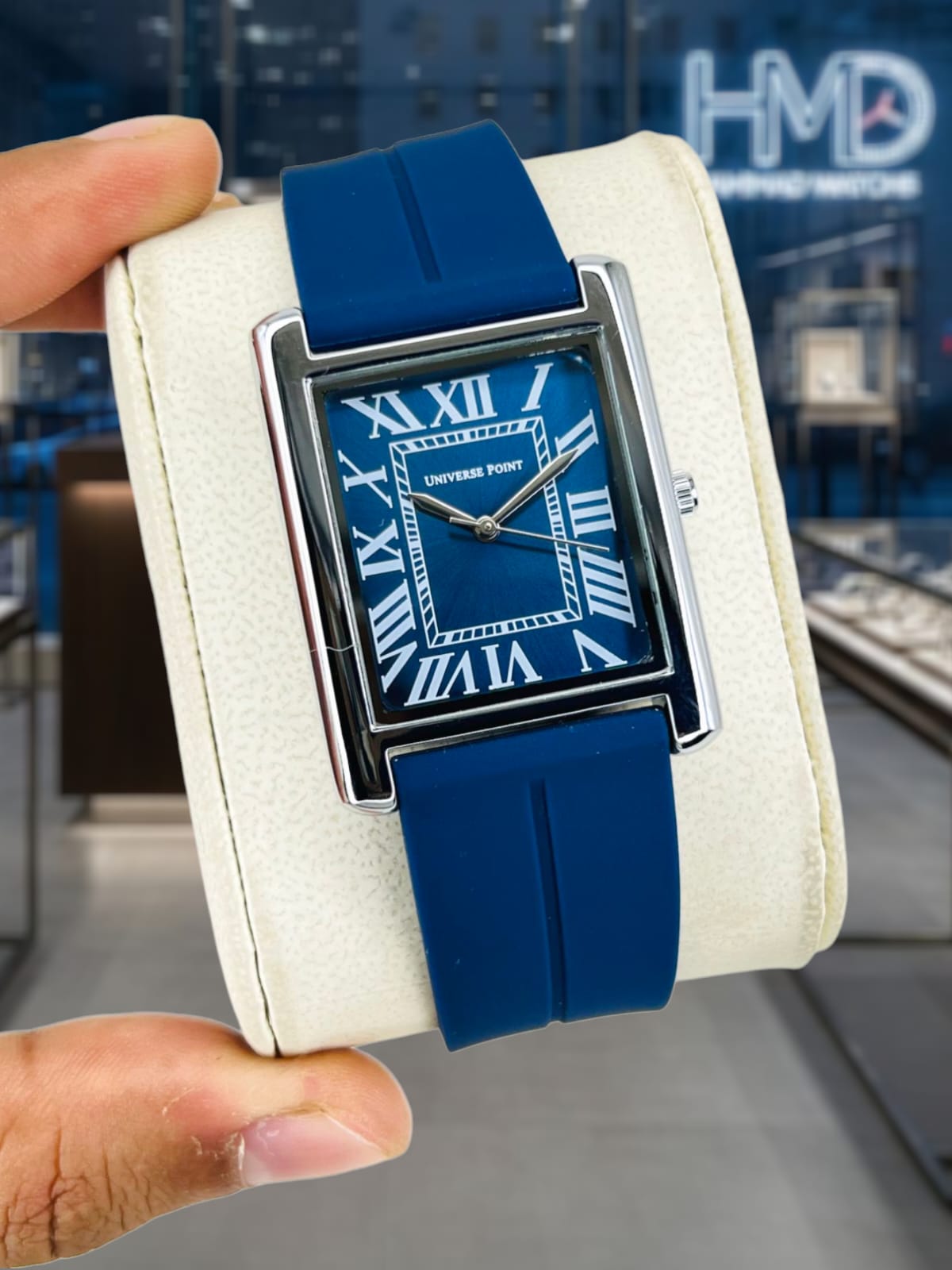 Universe Point Vanguard Tank Watch – Modern Minimalist Elegance