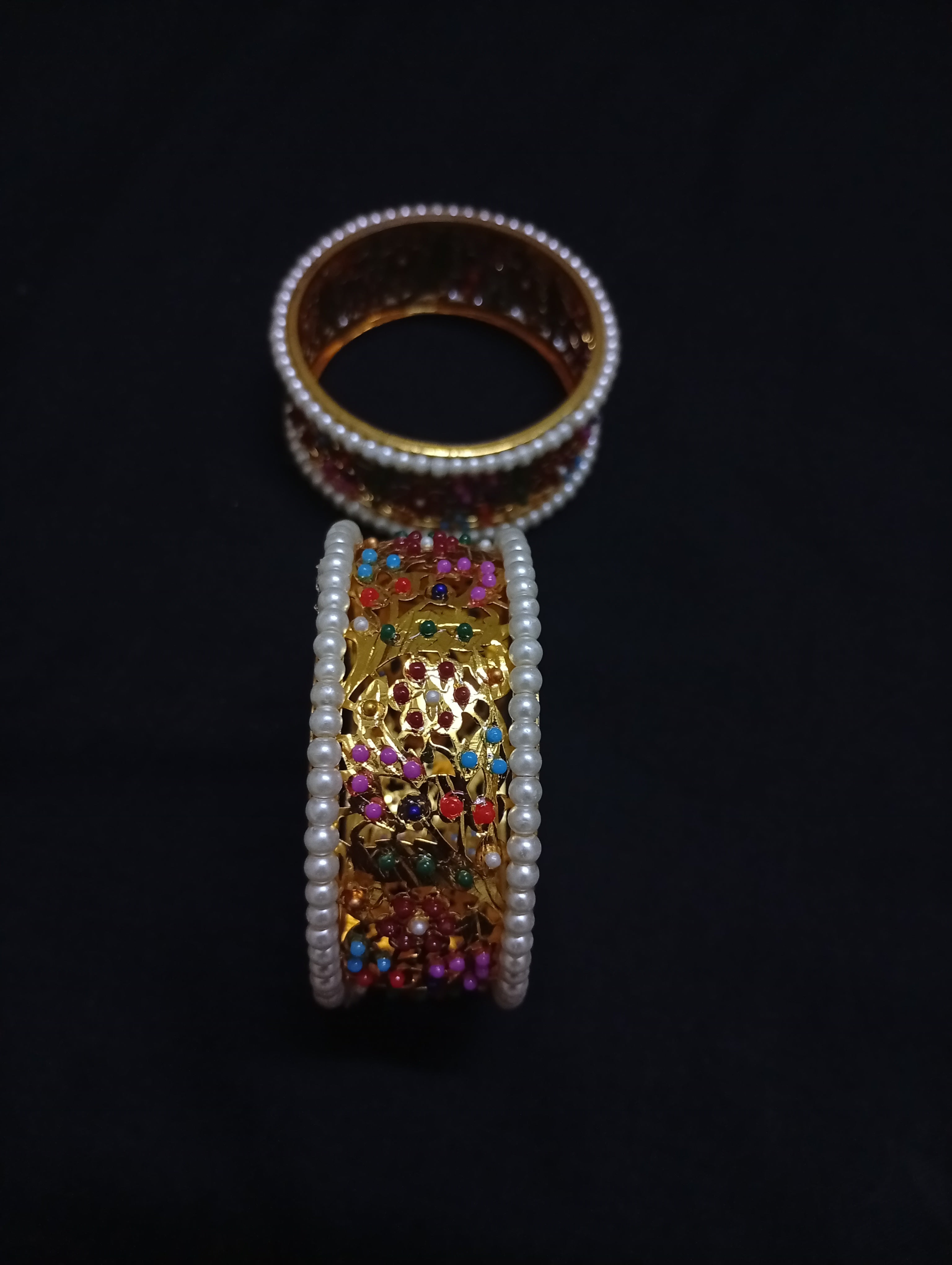 Elegant Hyderabadi Nauratan Bangles