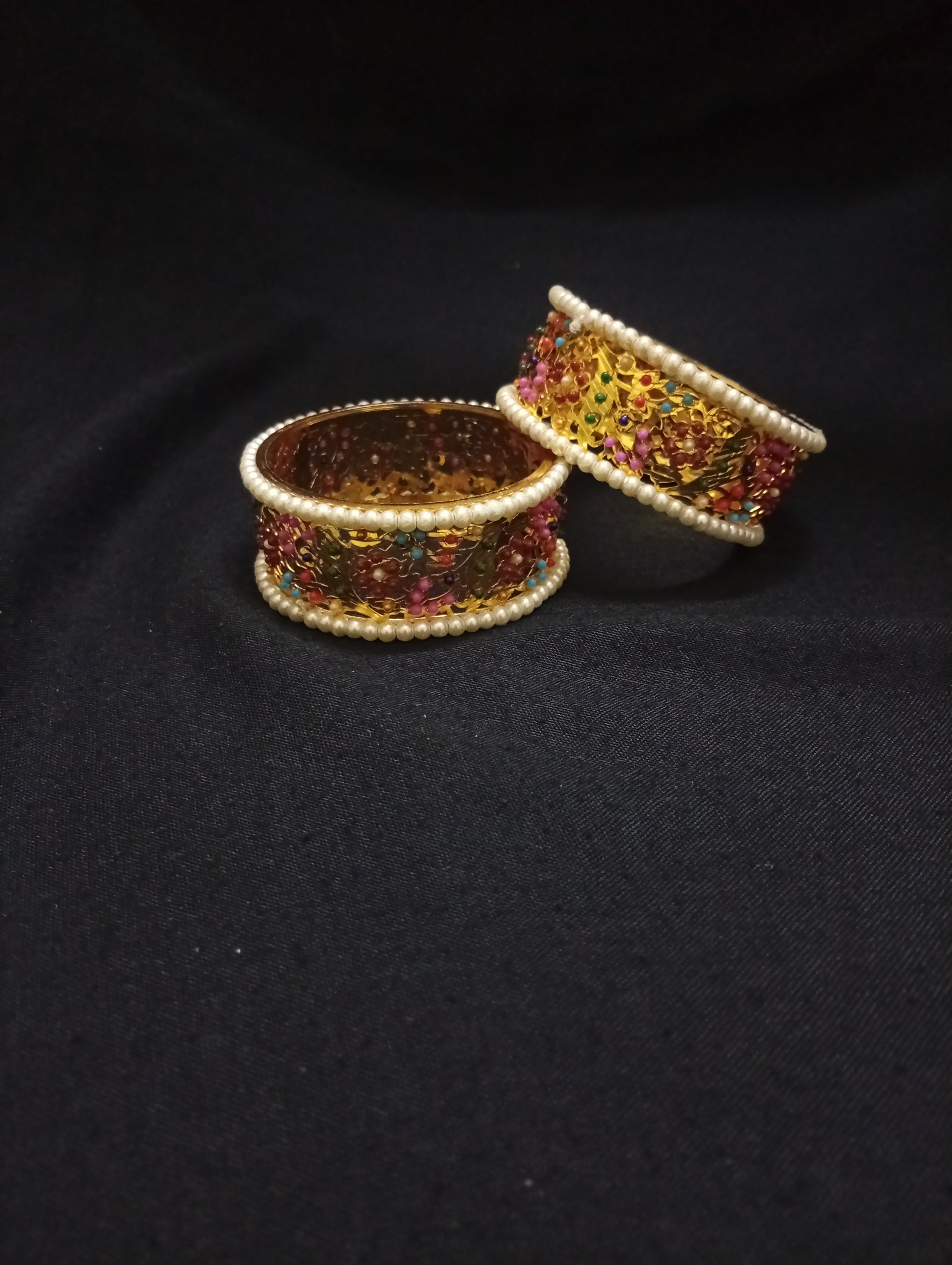Elegant Hyderabadi Nauratan Bangles