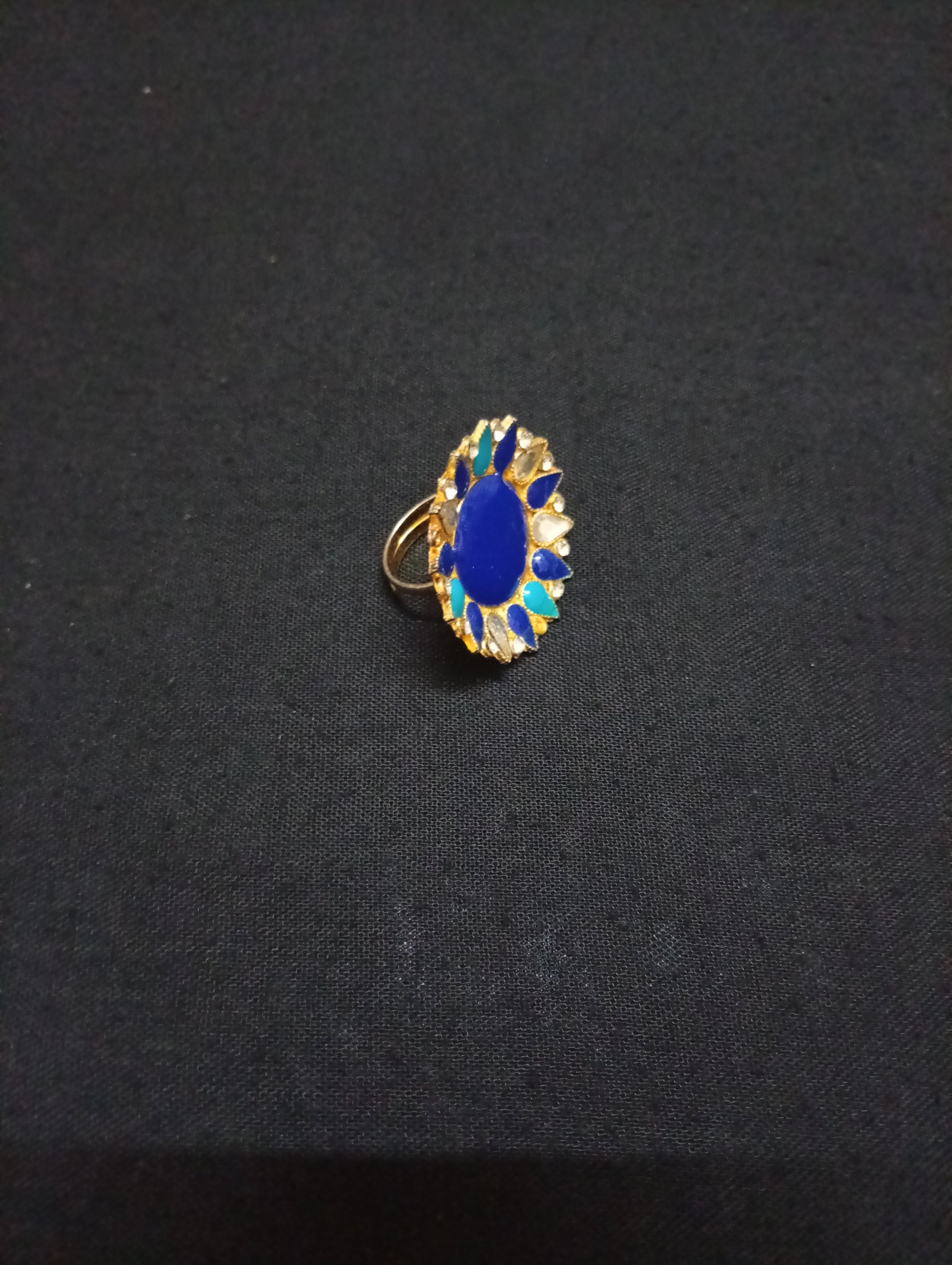 Classic Glam Rings With Gems For Beautiful Hand